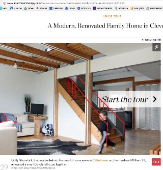 Questions about  missing guards & handrails at a remodeling job - at Inspectapedia.com, original photo source:  http://www.apartmenttherapy.com/before-and-after-an-unfinished-attic-turned-modern-studio-242931