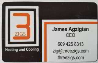 James Agzagian 3 Zigs HVAC Service Company - at InspectApedia.com