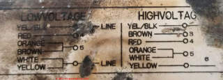 electric motor wiring details (C) InspectApedia.com