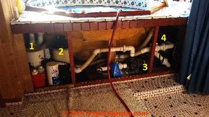 Components & controls for a hot tub or spa or jetted tub (C) Daniel Friedman