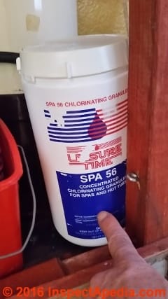 Hot tub chemicals not out of reach of children (C) Daniel Friedman