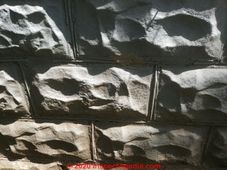 Saw Cuts, Hardware, Masonry & Trim details help determine age of this home in Central Arkansas (C) InspectApedia.com RussTasha