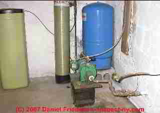 Photograph of a water pump pressure control switch with the cover on